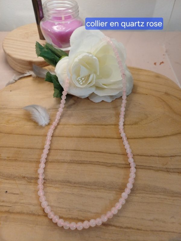 collier quartz rose(1) collier quartz rose