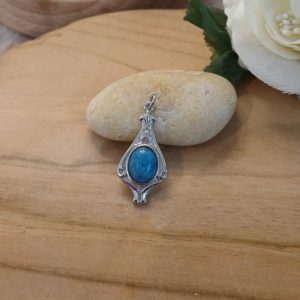 pendentif apatite bleu