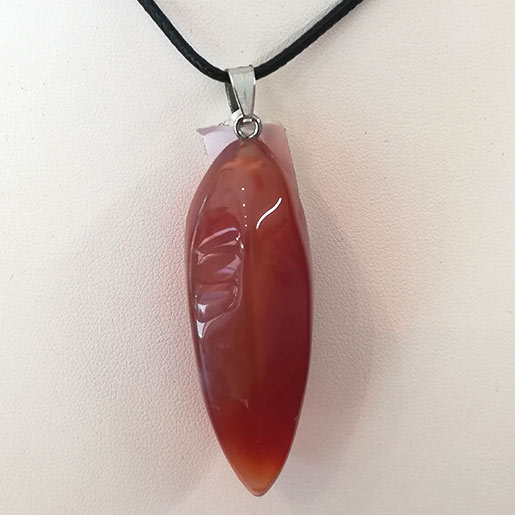pendentif en cornaline