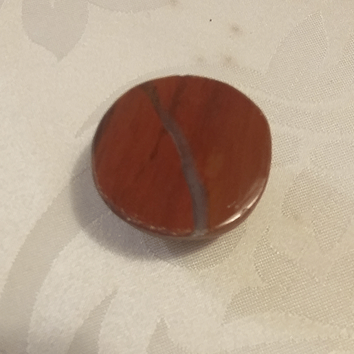 jaspe rouge demi-lune