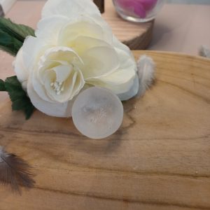 Cristal de roche demi lune