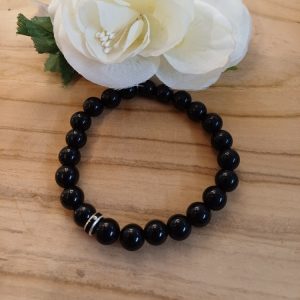 Bracelet obsidienne noire