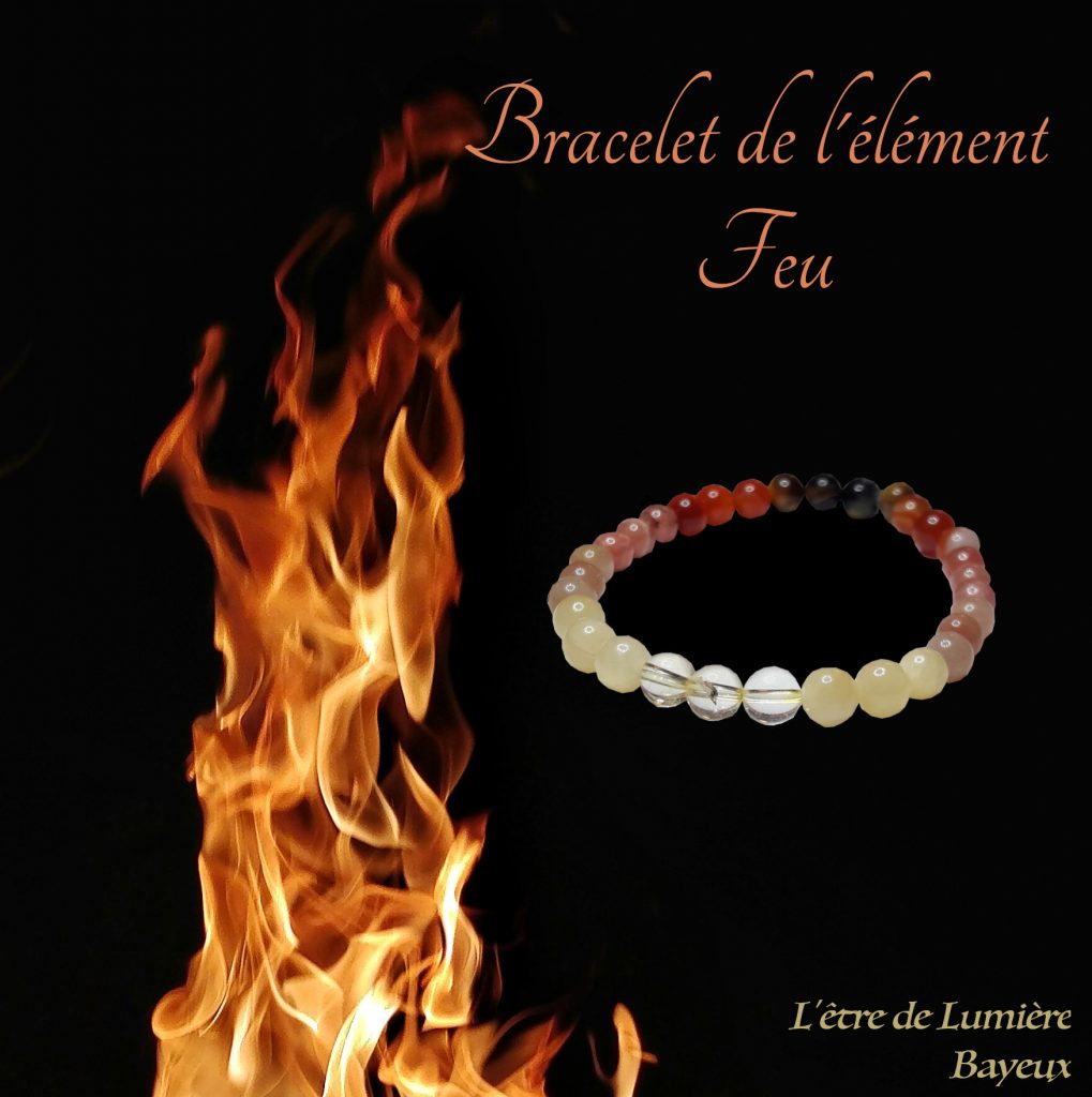 bracelet élémentaire feu