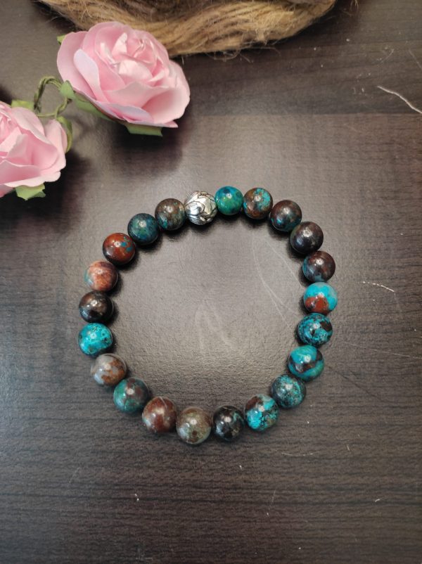 bracelet en chrysocolle