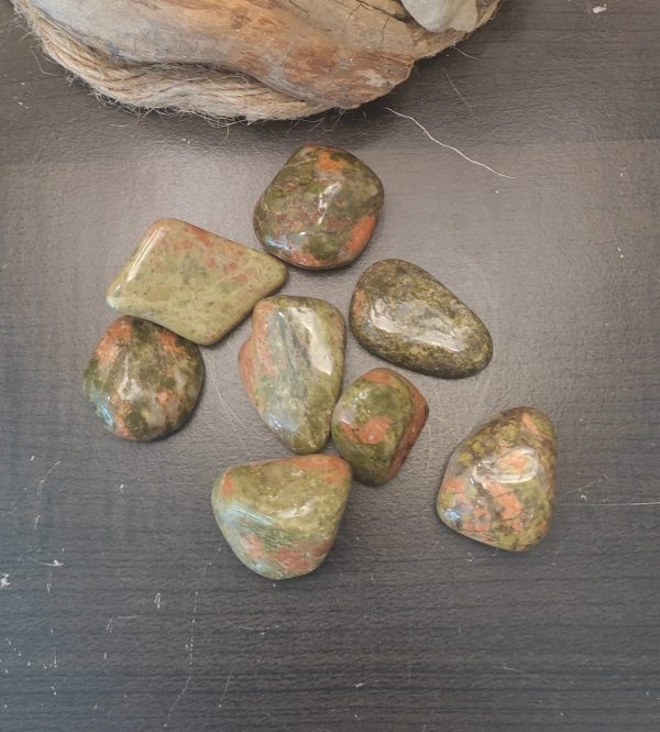 pierre roulée unakite pierre roulée unakite