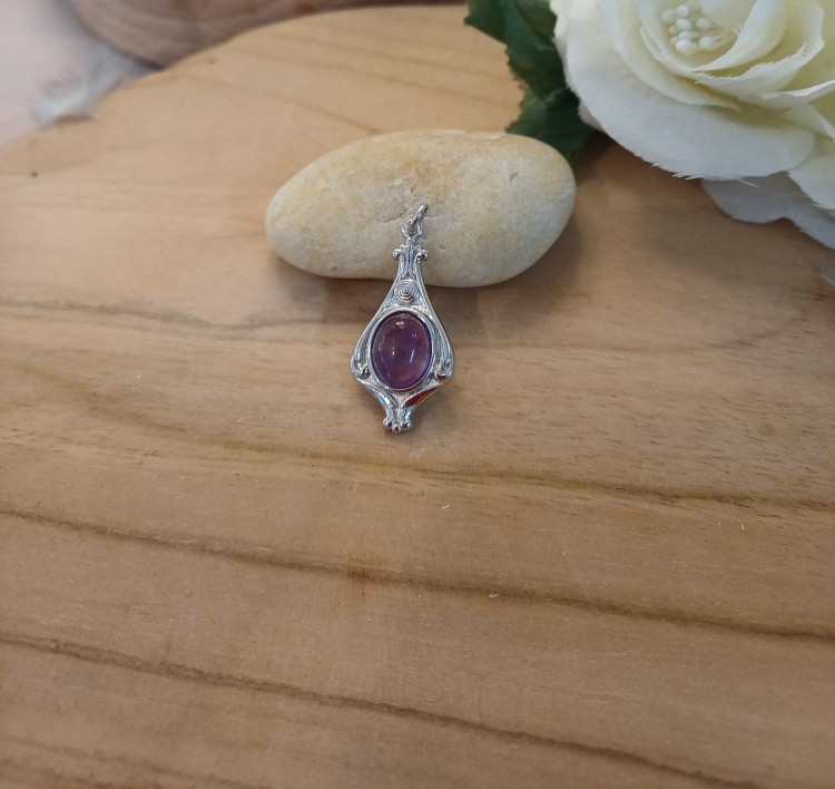 Pendentif baroque Améthyste