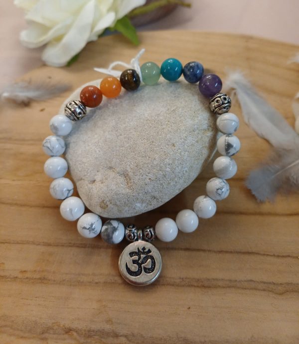 howlite blanche et 7 chakra howlite blanche et 7 chakra