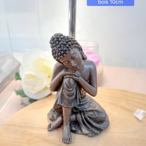Statue Bouddha imitation bois