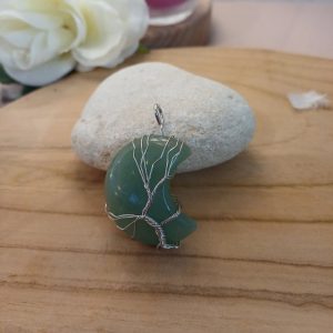Pendentif aventurine verte(1) Pendentif aventurine verte