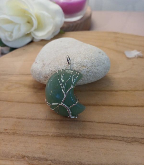 Pendentif aventurine verte