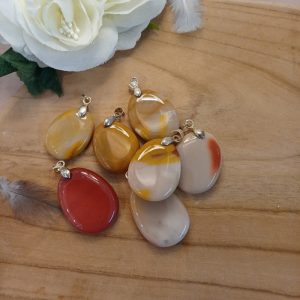 Pendentif Jaspe mokaite