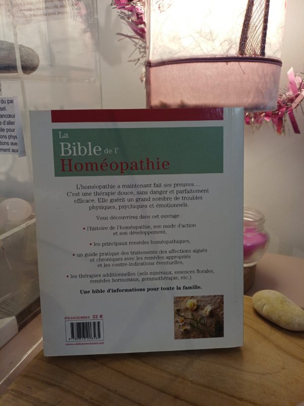 Livre La Bible de l’Homéopathie 2 Livre La Bible de l’Homéopathie 2