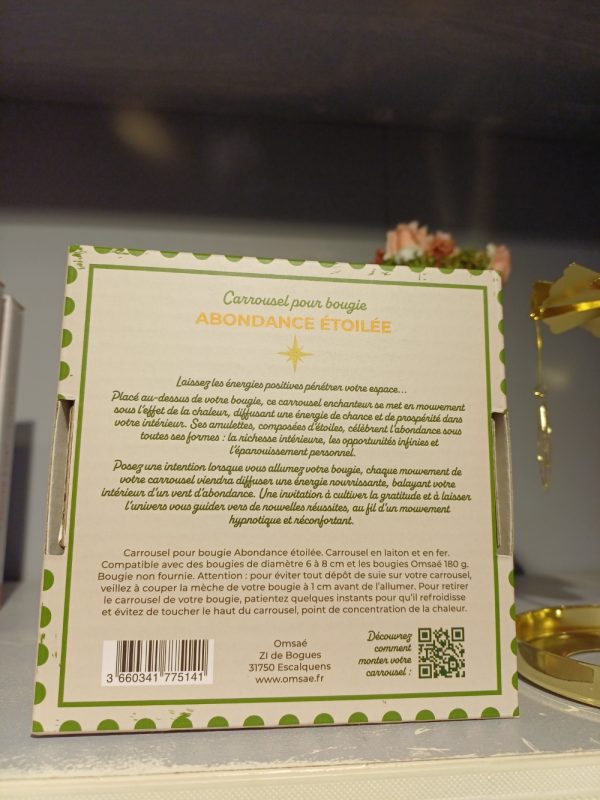 Carrousel pour bougie Omsaé
