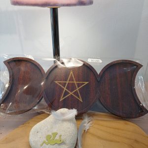 Support en bois Triple lune Support en bois Triple lune