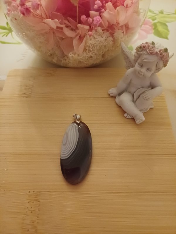 Pendentif Agate du Botswana