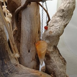 Pendule conique en Cornaline