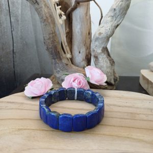 Bracelet en Lapis lazuli carré