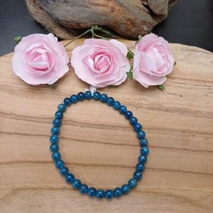 Bracelet en Apatite bleue