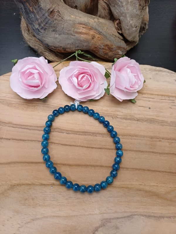 Bracelet en Apatite bleue