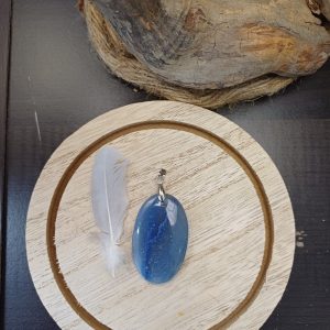 Pendentif en Aventurine bleue Pendentif en Aventurine bleue
